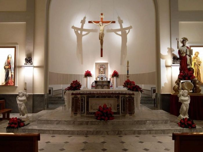 Archisio - Giuseppe Daniello - Progetto Nuovo presbiterio per la parrocchiale di san marco evangelista a castellammare di stabia