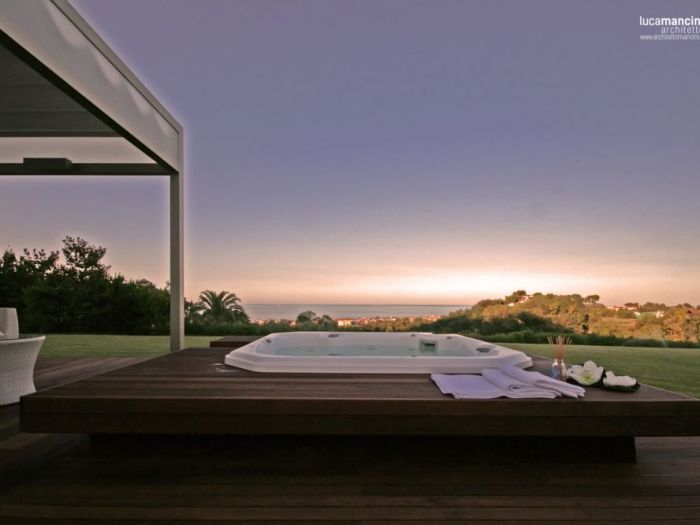 Archisio - Studio Mancini - Progetto Giardino vista mare