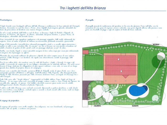 Archisio - Luca Righetto - Progetto Progettazione giardini Tra i laghetti brianzoli
