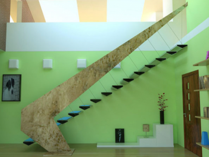 Archisio - Fusco srl - Progetto Scala in acciaio