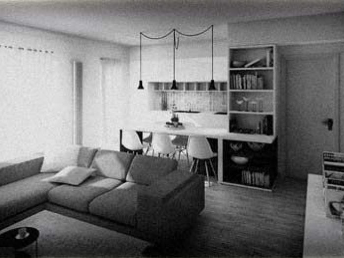 Archisio - Studio Ferretti - Progetto Ristrutturazione appartamento nuova cucina