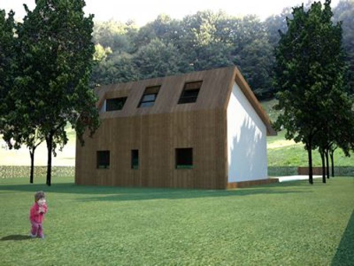 Archisio - Enzoferrara Architetti - Progetto Case prefabbricate rio de pusteria