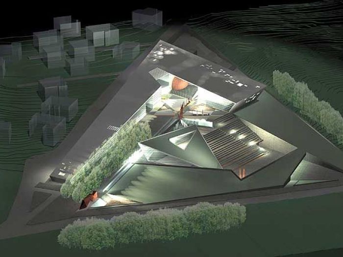 Archisio - Ruggero Lenci - Progetto Concorso per la nuova agora del comune di fonte nuova