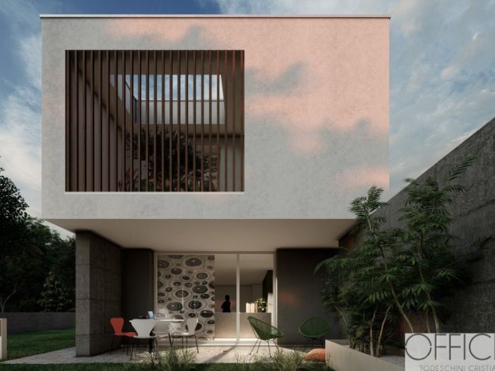 Archisio - Cristiano Todeschini - Progetto Bifamiliare 2