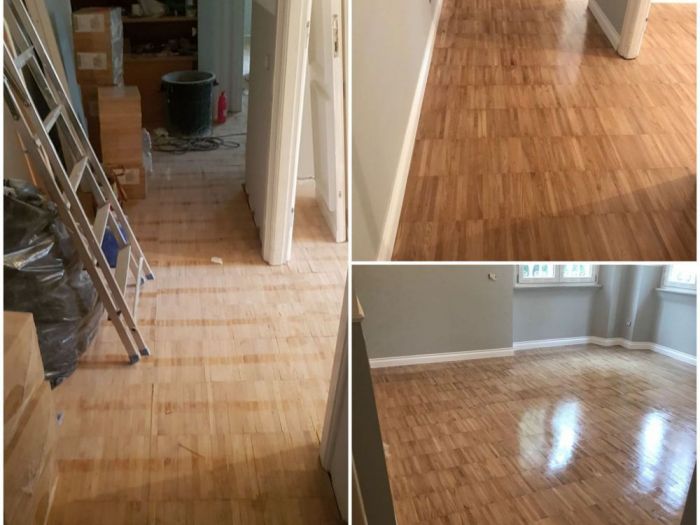 Archisio - Parquettista Roma - Progetto Posa massello con levigatura e verniciatura