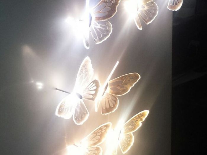 Archisio - Vala Lampade - Progetto Lampade farfalle