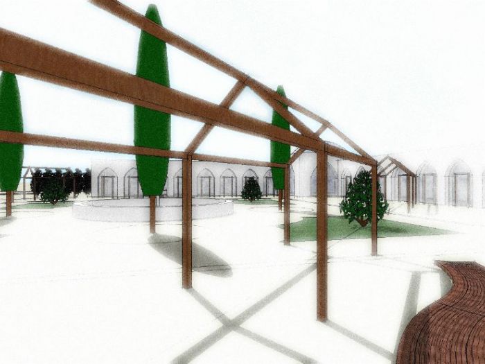 Archisio - Studio Di Architettura Mannelli - Progetto Ristrutturazione giardino presso la moschea di yedikule istanbul turkey