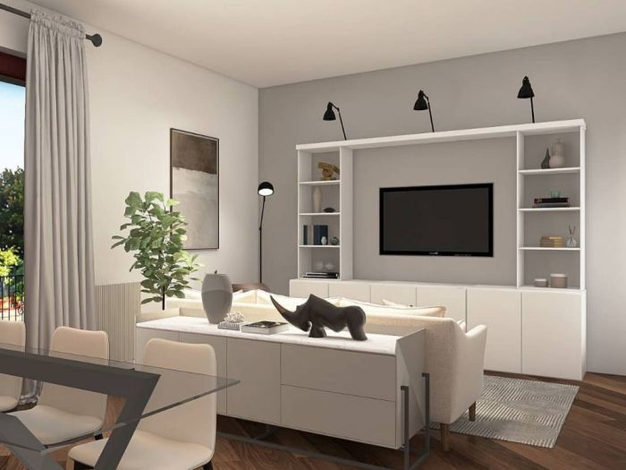Archisio - Arianna Di Carlantonio Habitathomestaging - Progetto progetto di arredo virtuale per appartamento in vendita