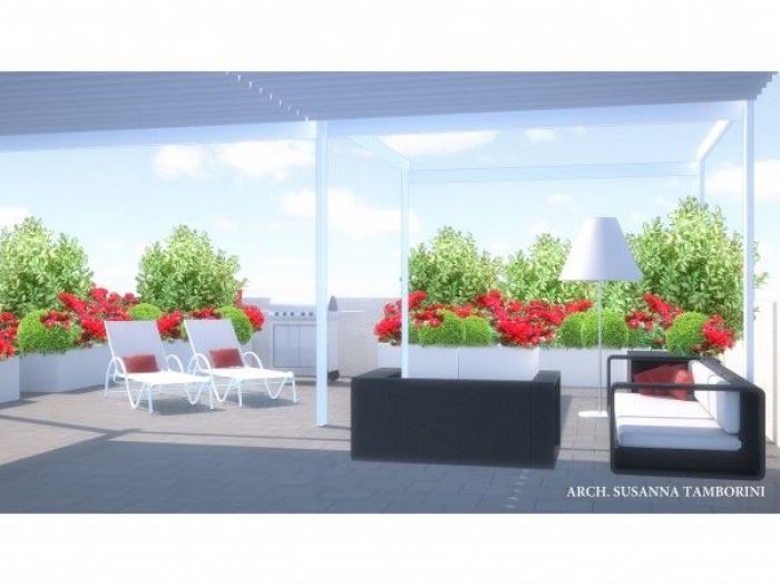 Archisio - La Paesaggista Susanna Tamborini - Progetto Terrazza caronno