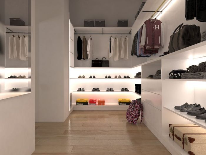 Archisio - Render Real - Progetto Rednering 3d di una cabina armadio