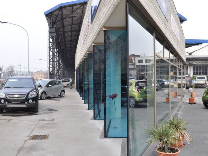 Archisio - Studio Lenzi Associati - Progetto Padiglione espositivo auto