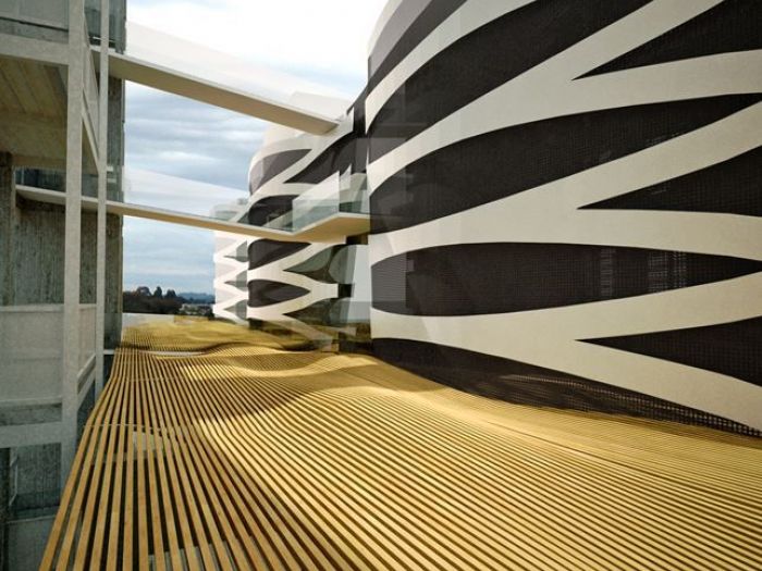 Archisio - Gilles Patrice Arch Todaro - Progetto Two storey building with roof terrace and gym for student accomodation