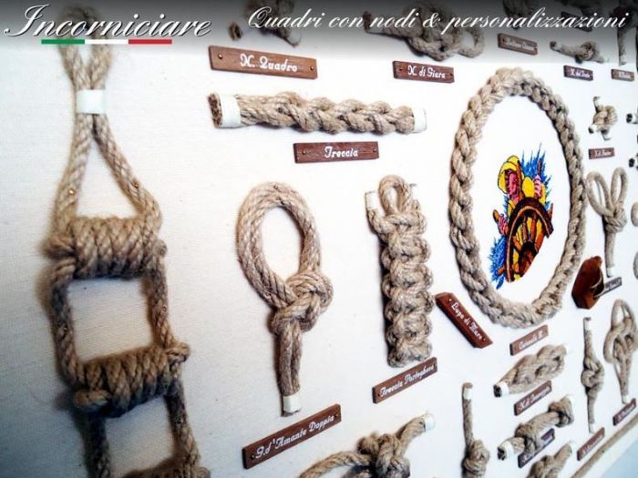 Archisio - Incorniciare - Progetto Quadri con nodi marinari