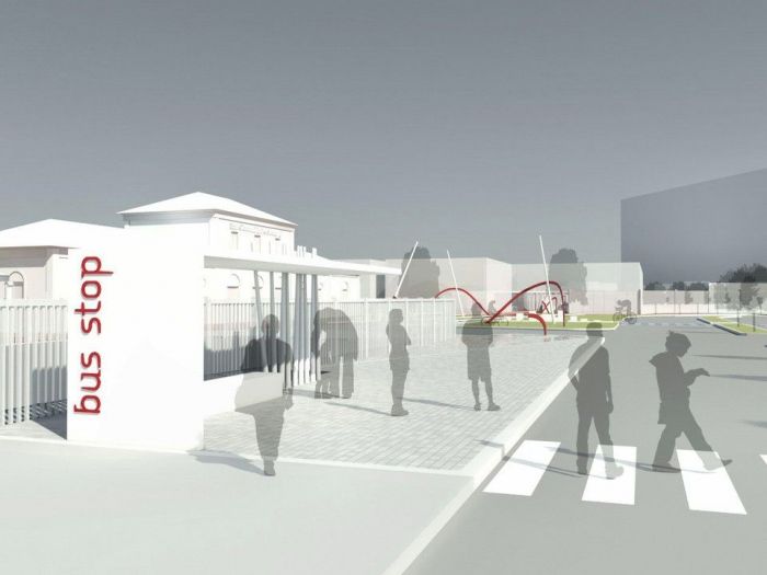 Archisio - Soa Spazio Oltre Larchitettura - Progetto Alt stazione arte e bici alla fermata del treno