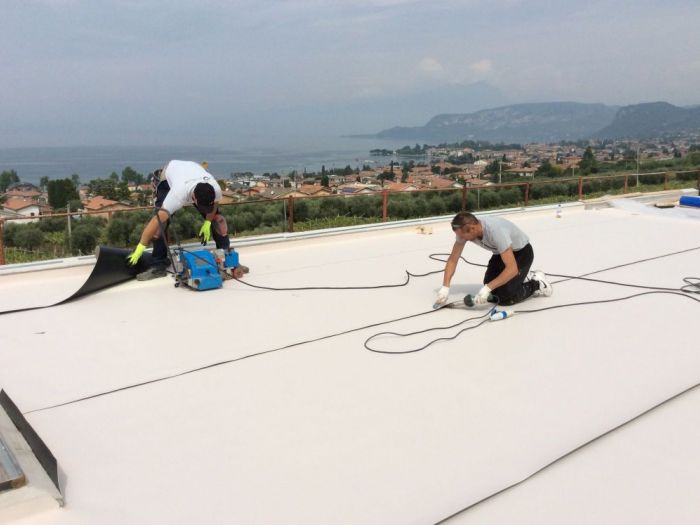 Archisio - Protego srl - Progetto Villa panoramica con tetto in soluzione giardino a basso spessore