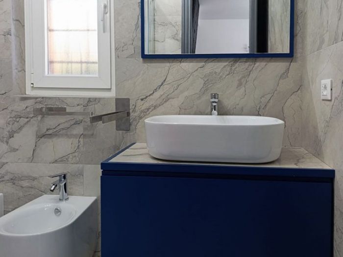 Archisio - Mani Srl Ristrutturazini - Progetto Ristrutturazione completa bagno roma zona axa