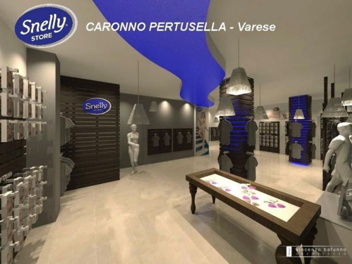 Archisio - Vincenzo Bafunno - Progetto Snelly store caronno pertusella - varese