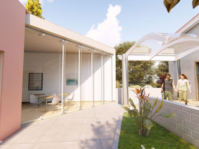 Archisio - Andrea Sorci Natural Living - Progetto Ipotesi progetto di ripristino di un capannone a borghetto flaminio rm per la sede museale della fondazione