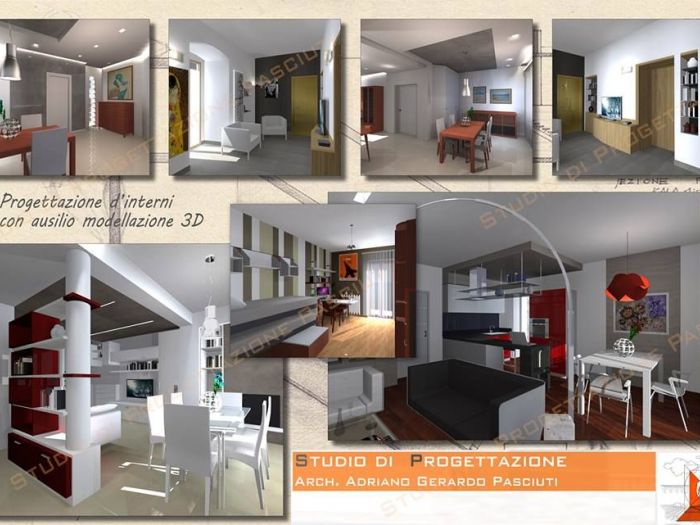 Archisio - Adriano Gerardo Pasciuti - Progetto Portfolio interni ed esterni