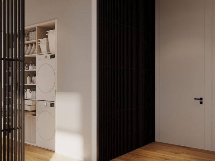 Archisio - Red Head Design - Progetto Bagno con lavanderia