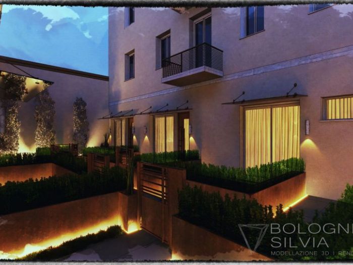 Archisio - Bolognini Silvia - Progetto Corte interna bologna