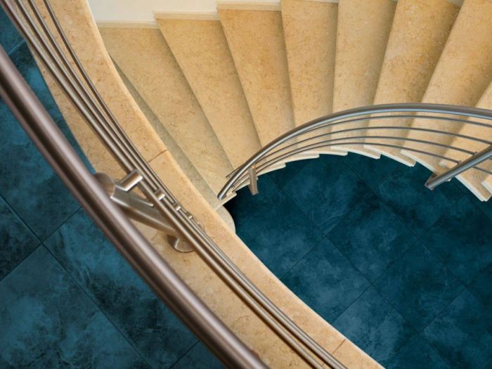 Archisio - Carpenteria Fabbro Alma - Progetto Marmo per scale