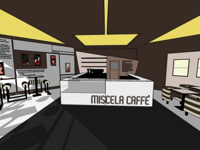 Archisio - Gianluca Bernardini - Progetto Concept caffetteria