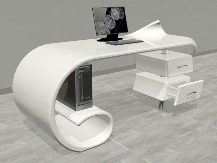 Archisio - B G Design - Progetto Scrivania waves