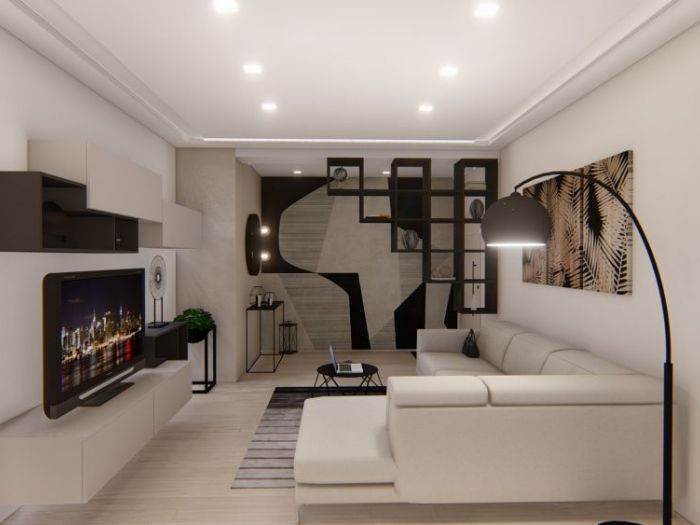 Archisio - Dalila Ferrara - Progetto Ingresso-soggiorno