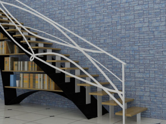 Archisio - Fusco srl - Progetto Scala con struttura centrale autoportante in acciaio