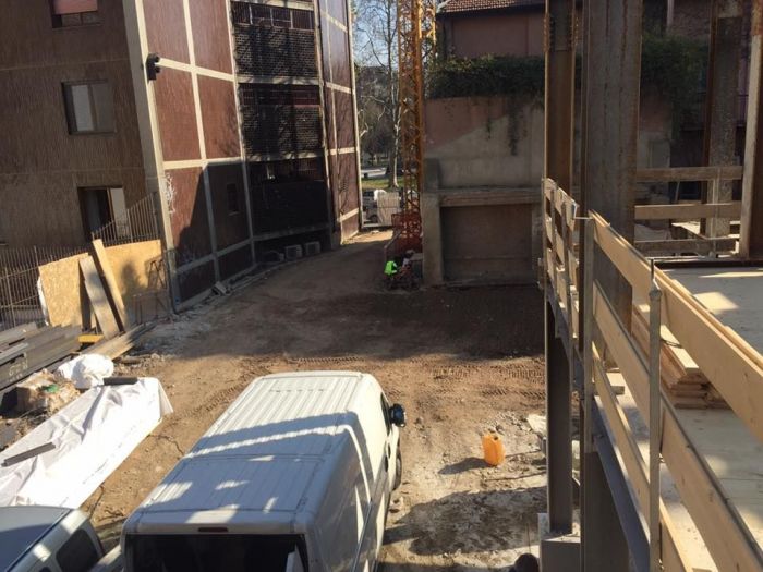 Archisio - Lamuraingegneria Cantiere - Progetto Residenza a parco solari milano