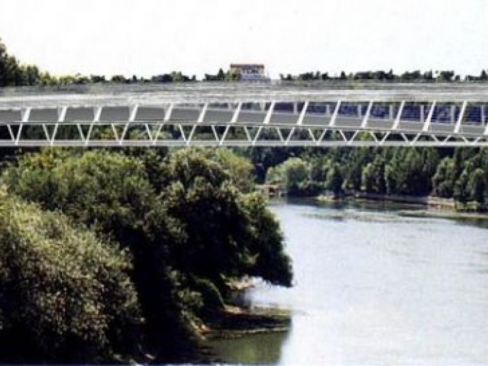 Archisio - Fabio Postani - Progetto Concorso internazionale di idee per la progettazione del ponte della musica a roma