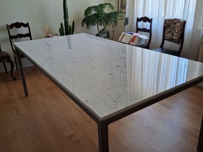 Archisio - Sadepa Marmi - Progetto Tavolo bianco carrara