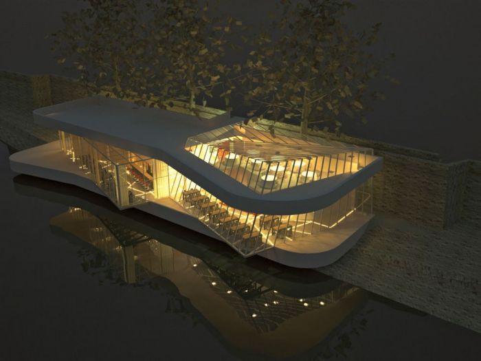 Archisio - Studio Seritti - Progetto River champagne bar 2014