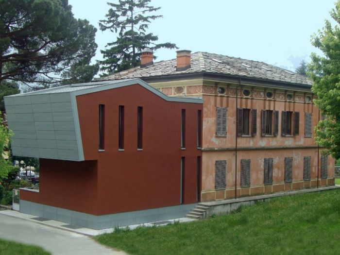 Archisio - Enrica Quattrocchio - Progetto Villa michettiAmpliamento biblioteca di pont-saint-martin