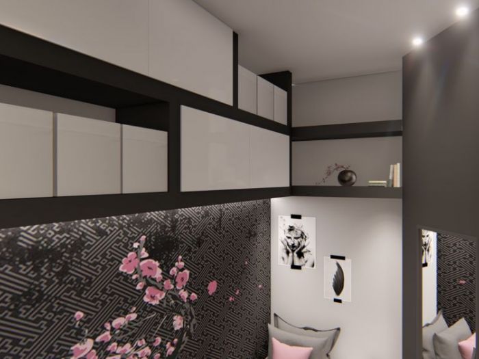 Archisio - Dalila Ferrara - Progetto Cameretta al femminile