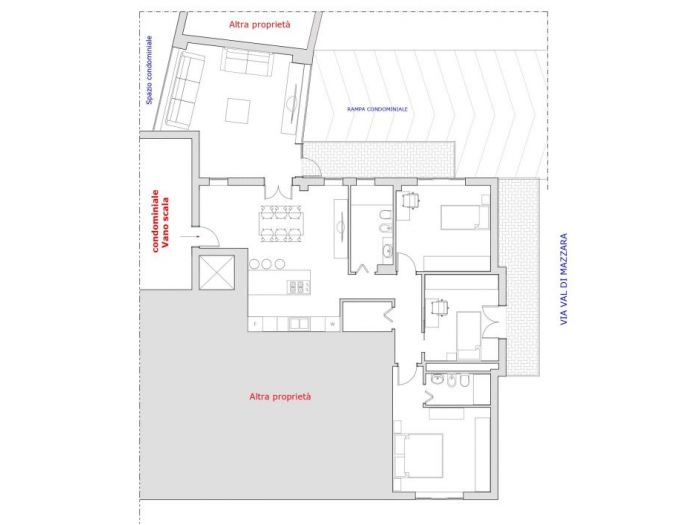 Archisio - Bellomontepensabene - Progetto Appartamento ausonia 2
