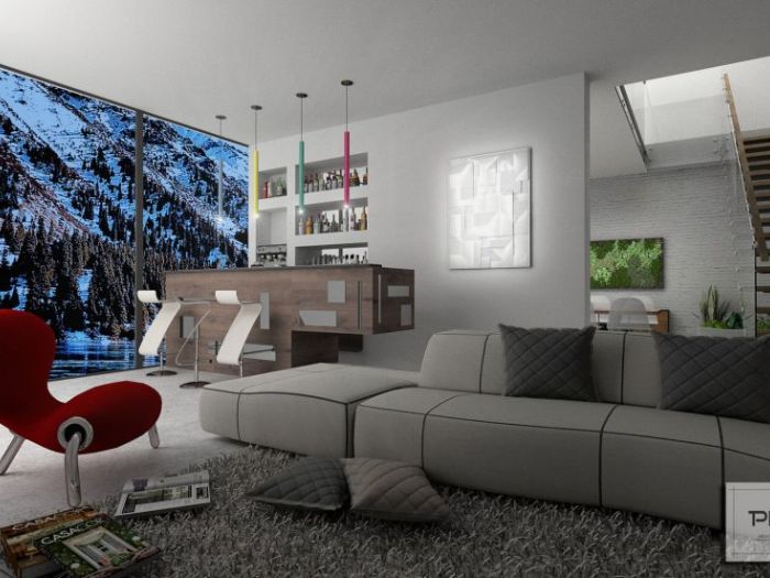 Archisio - Alberto Lapenna - Progetto Progetto di un angolo bar in villa privata