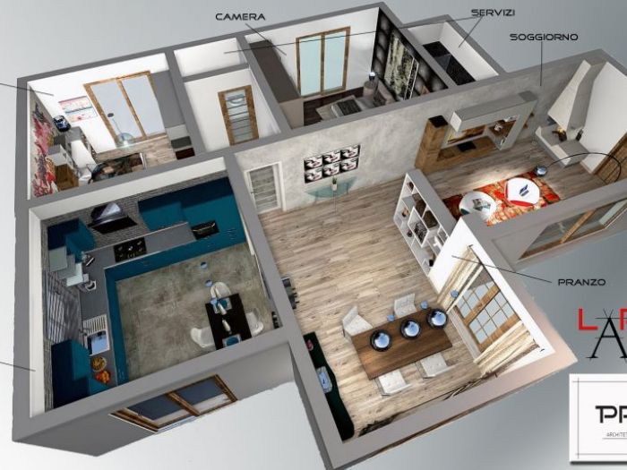 Archisio - Alberto Lapenna - Progetto Appartamento roma