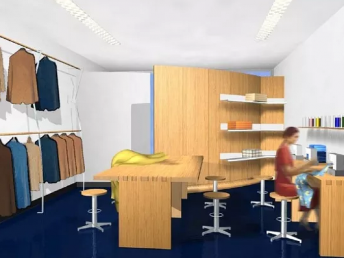 Archisio - Salvatore Samaritano - Progetto Restyling di una sartoria napoli