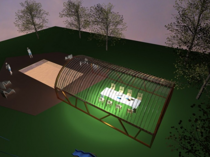 Archisio - Domenico Morolla - Progetto Progetto copertura piscina