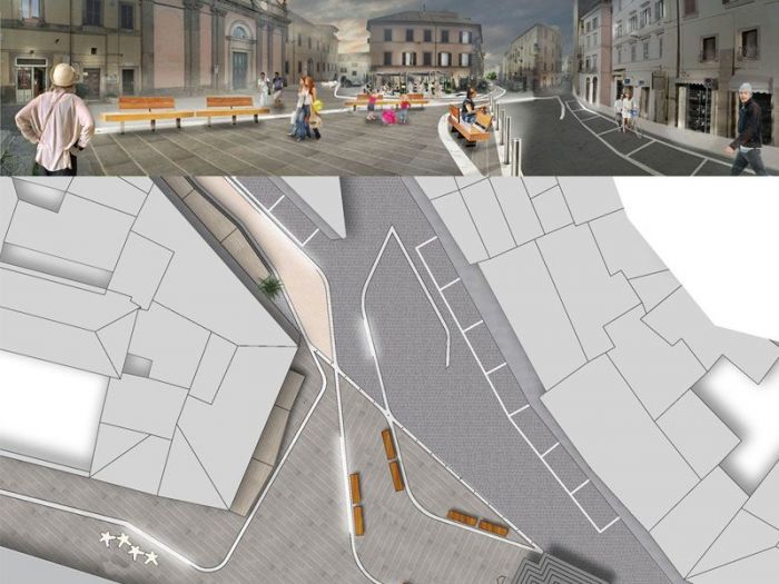 Archisio - B P Architetti - Progetto Le piazze fanno centro