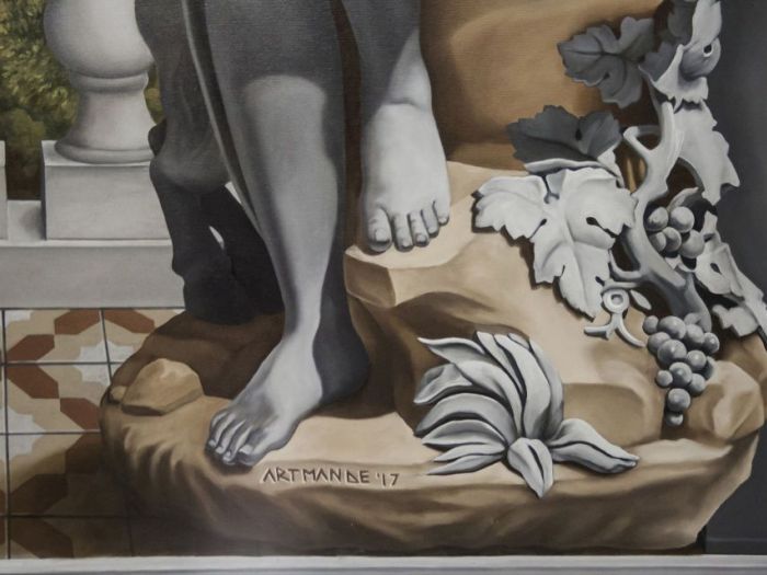 Archisio - Artmande Dimarco Napoletano - Progetto Trompe loeil baccante