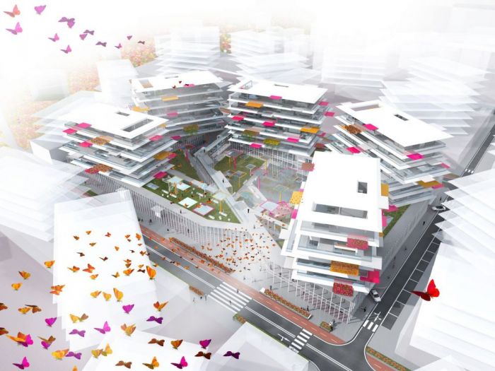 Archisio - Bicuadro - Progetto Complesso residenziale ruichang china