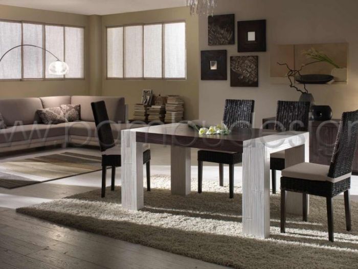 Archisio - Bambu Design - Progetto Tavoli basi tavolo sedie poltroncine