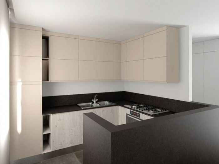 Archisio - Dario Poles - Progetto Interior design ristrutturazione attico a pn