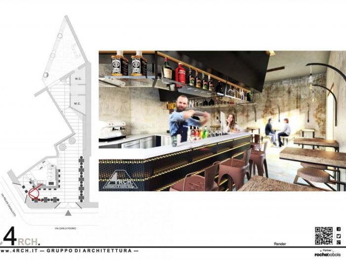 Archisio - Sergio Setaro - Progetto Industrial loungebar