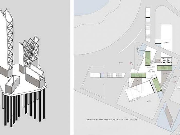 Archisio - Ruggero Lenci - Progetto Concorso internazionale thyssenkrupp per una torre simbolo a dubai
