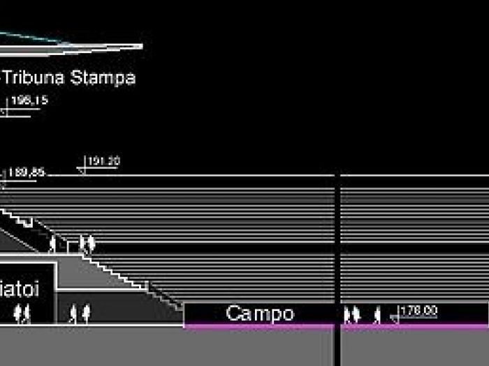 Archisio - Ruggero Lenci - Progetto Concorso per il nuovo stadio di siena
