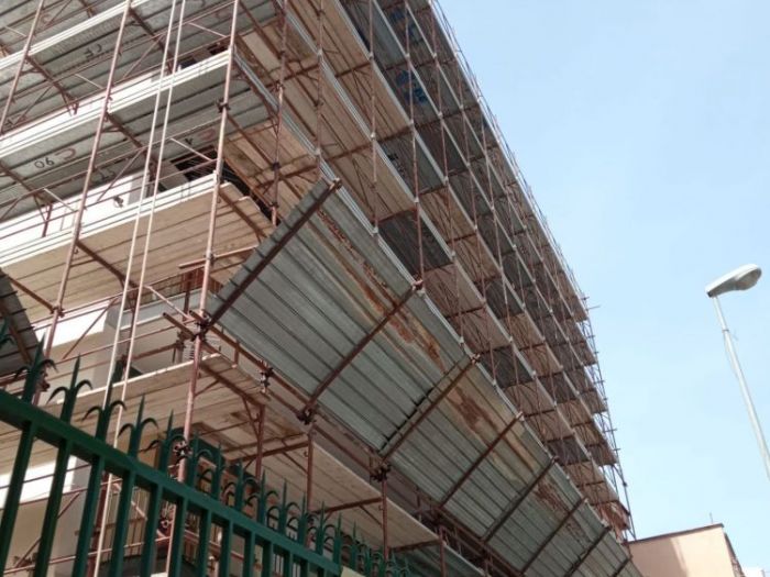 Archisio - Fontana Giovanni Ponteggi - Progetto Montaggio ponteggio telai-tubi e giunti